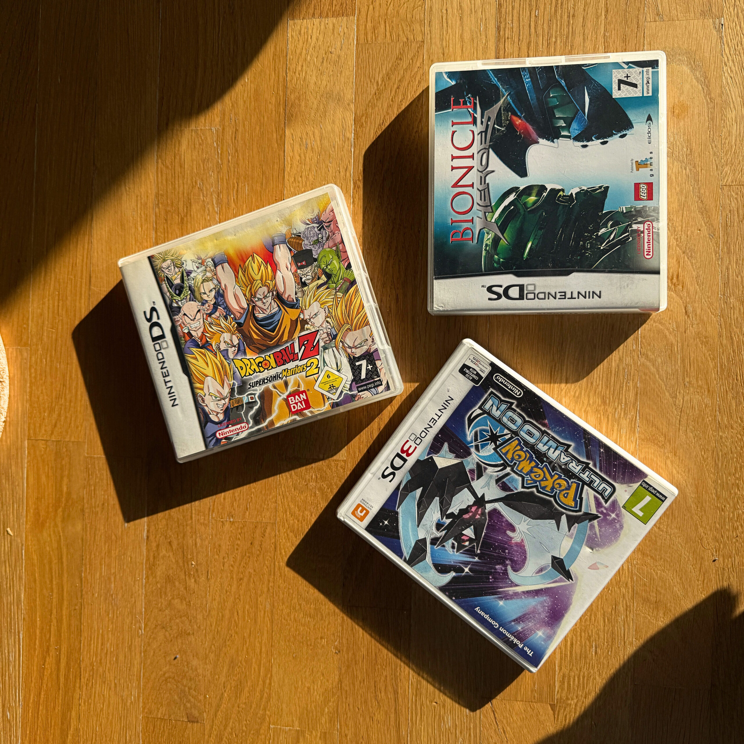 Two DS games and a 3DS game