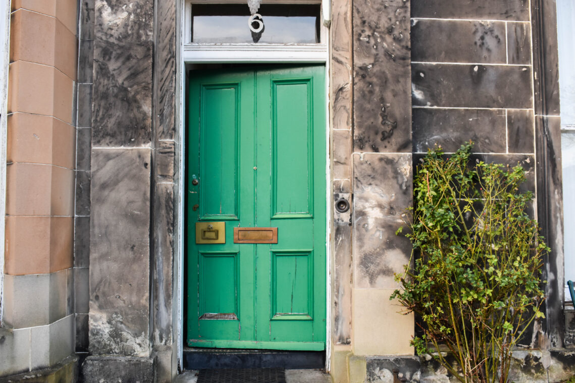 Green door